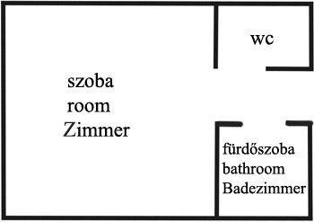 Gyula Apartment - Floor Plan